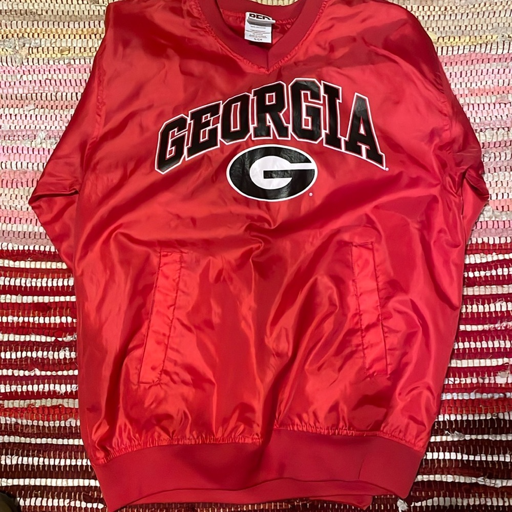 Red oak UGA Polyester crewneck (S)